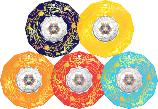 2022 50c Christmas Beetle Coloured Uncirculated Coin