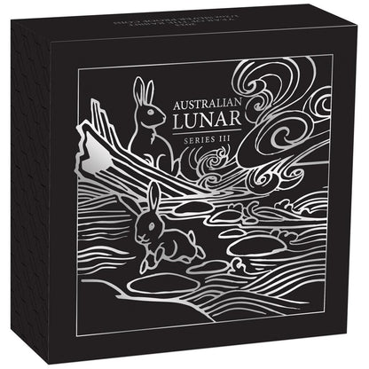 2023 50c Lunar Year of The Rabbit 1/2oz Silver Proof Coin