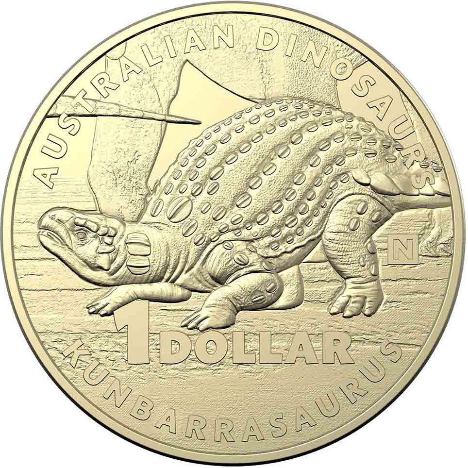 2022 $1 Australian Dinosaurs 'DINO' Privy Mark Uncirculated 4 Coin Set