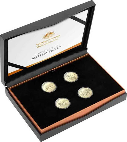 2022 $1 Australian Dinosaurs Proof 4 Coin Set
