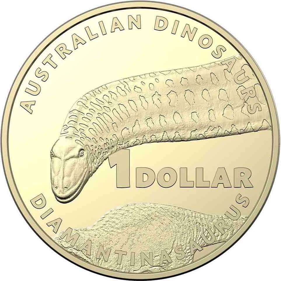 2022 $1 Australian Dinosaurs Proof 4 Coin Set
