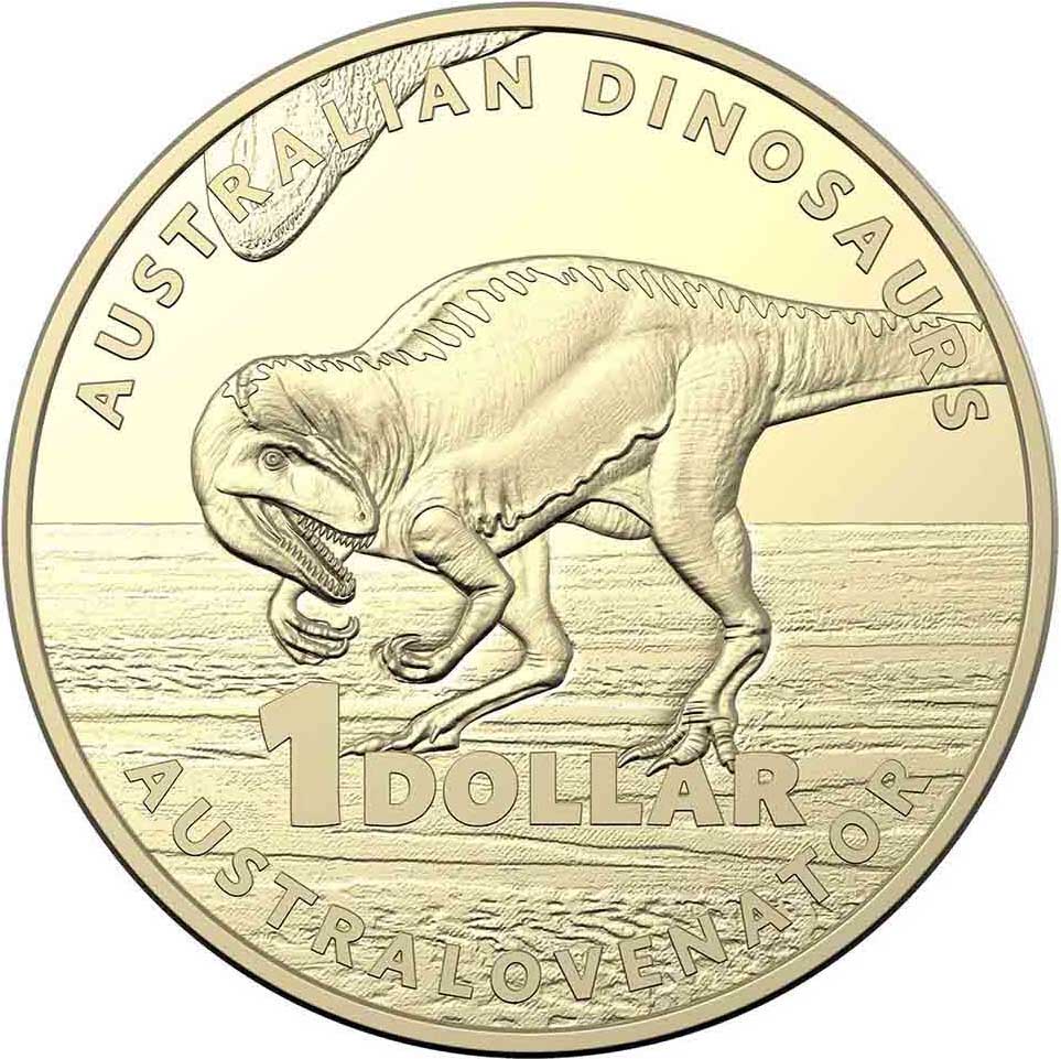 2022 $1 Australian Dinosaurs Proof 4 Coin Set