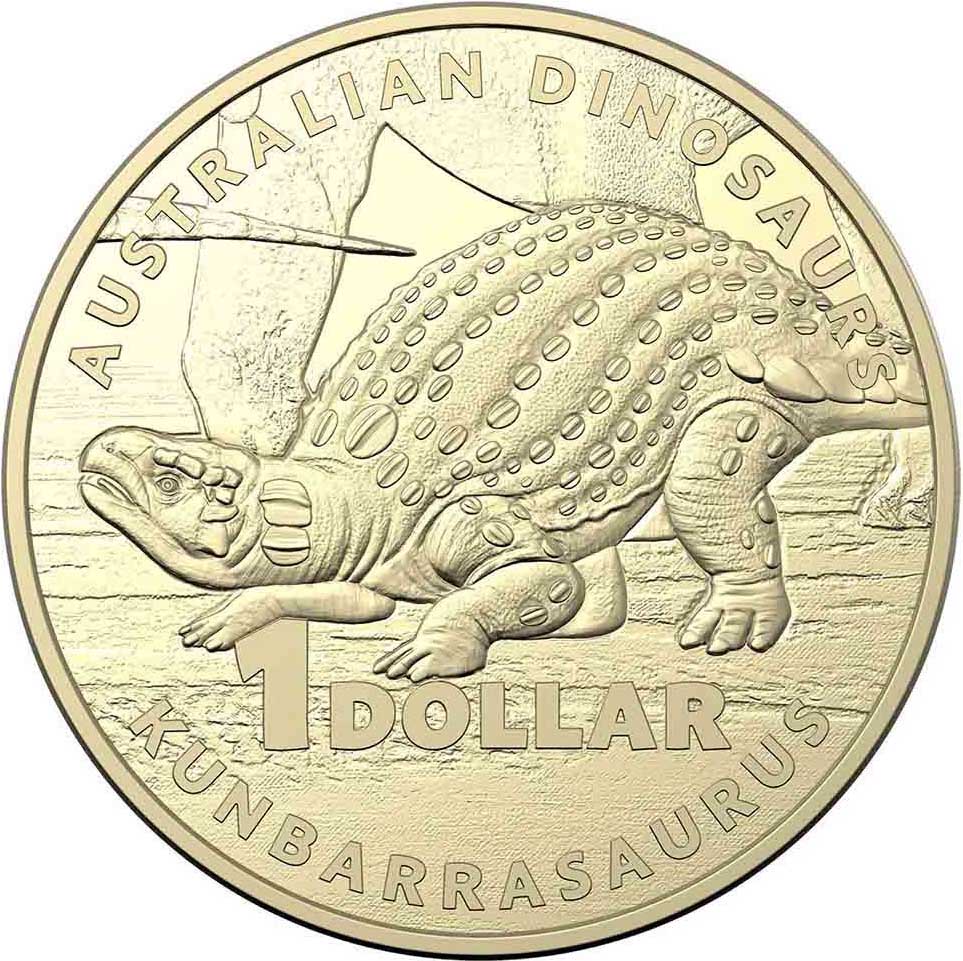 2022 $1 Australian Dinosaurs Proof 4 Coin Set