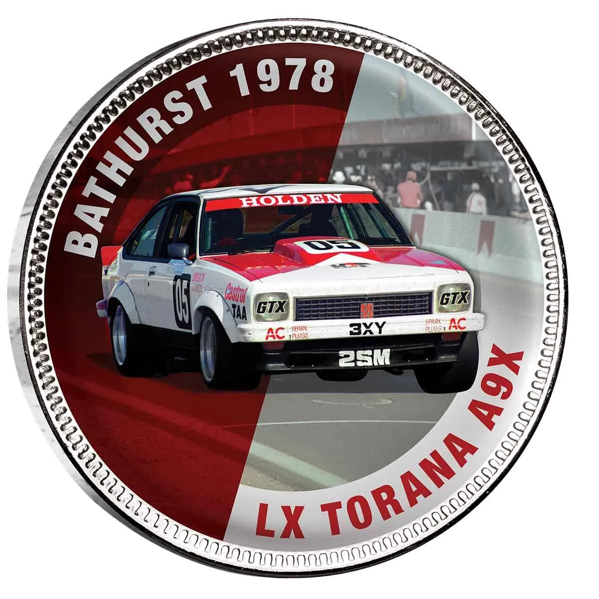 Peter Brock Bathurst Victories Silver Plated Penny 9 Coin Collection