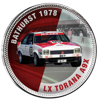 Peter Brock Bathurst Victories Silver Plated Penny 9 Coin Collection