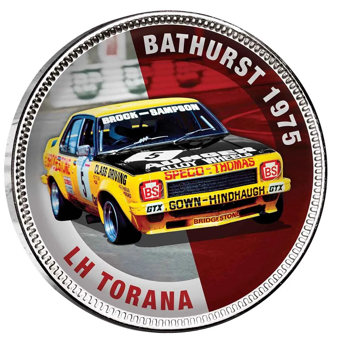 Peter Brock Bathurst Victories Silver Plated Penny 9 Coin Collection