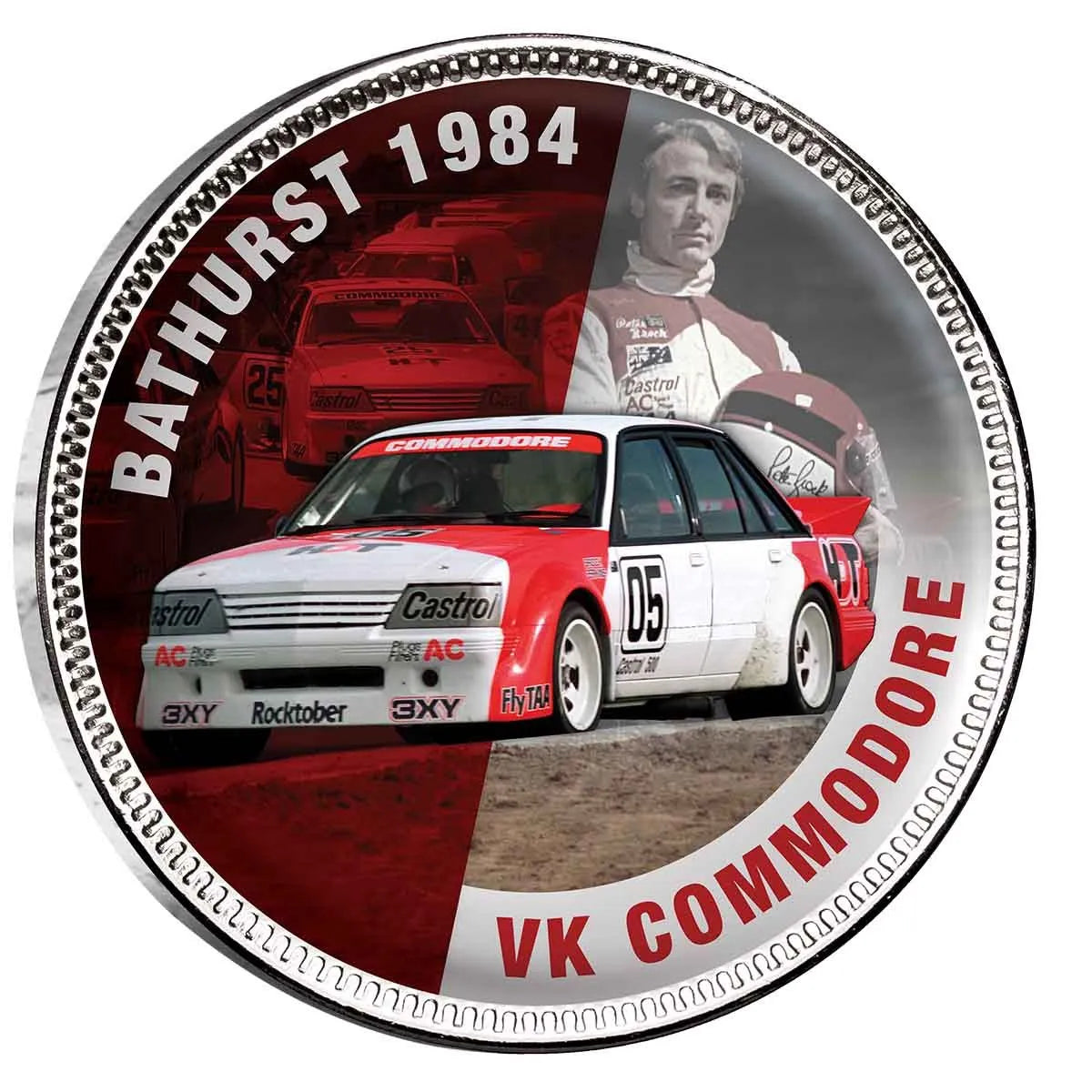 Peter Brock Bathurst Victories Silver Plated Penny 9 Coin Collection
