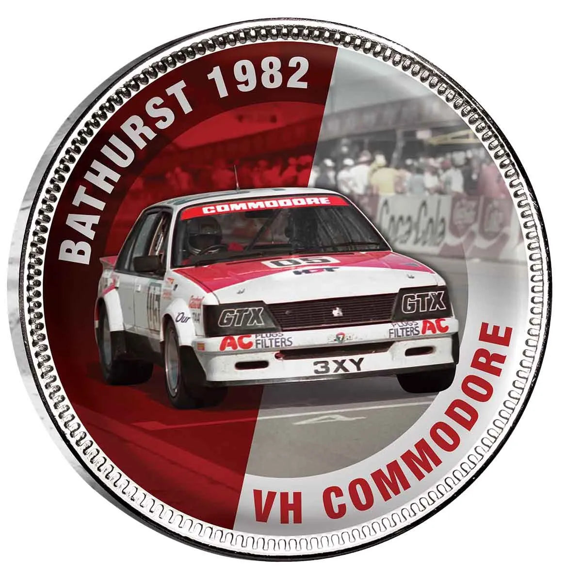 Peter Brock Bathurst Victories Silver Plated Penny 9 Coin Collection