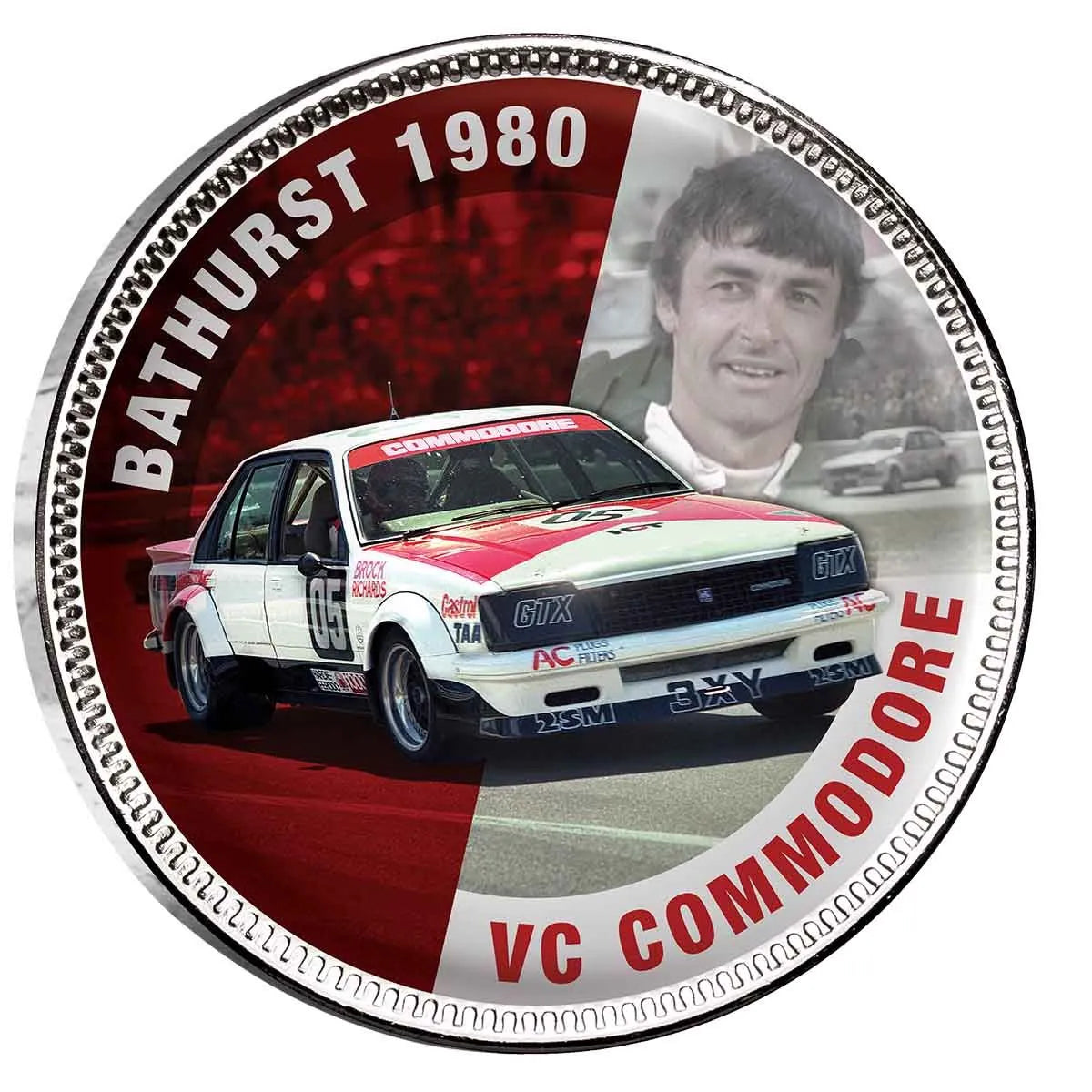 Peter Brock Bathurst Victories Silver Plated Penny 9 Coin Collection