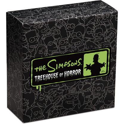 Tuvalu 2022 $1 The Simpsons Treehouse of Horror 1oz Silver Coloured Coin