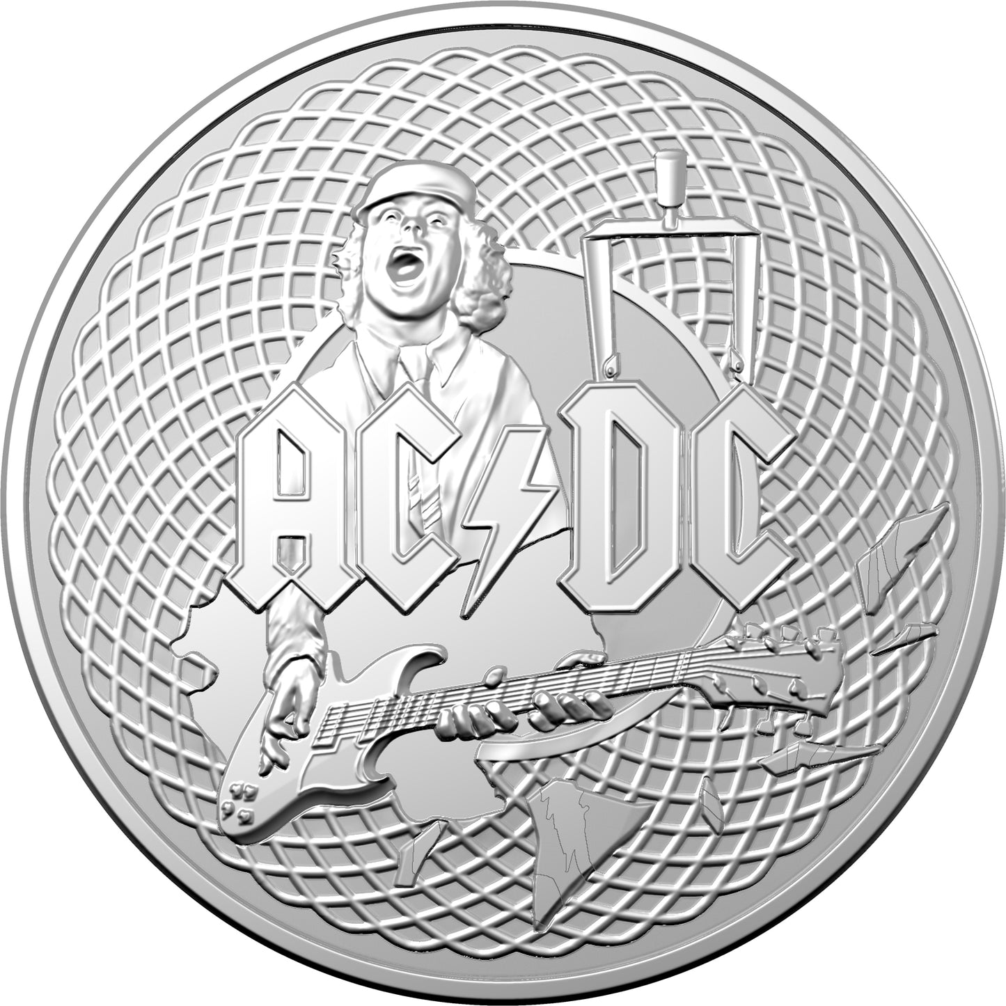 2023 $1 AC/DC 1oz Silver Uncirculated Coin