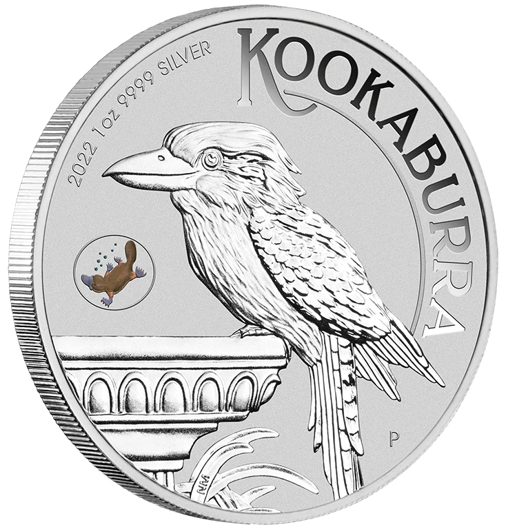 2022 $1 ANDA Sydney Australian Kookaburra 'Platypus' Privy Mark 1oz Silver Uncirculated Coin
