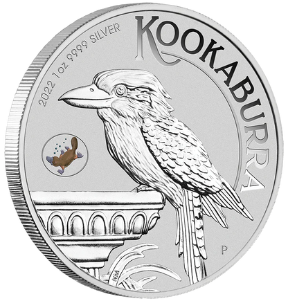 2022 $1 ANDA Sydney Australian Kookaburra 'Platypus' Privy Mark 1oz Silver Uncirculated Coin