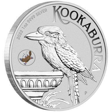 2022 Sydney ANDA Money Expo $1 Kookaburra Platypus Privymark 1oz Silver Brilliant Uncirculated Coin