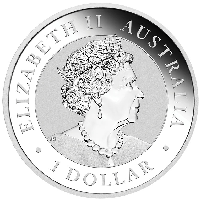 2022 $1 ANDA Sydney Australian Kookaburra 'Platypus' Privy Mark 1oz Silver Uncirculated Coin