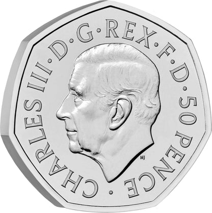 UK 2022 50p Her Majesty Queen Elizabeth II Uncirculated Coin