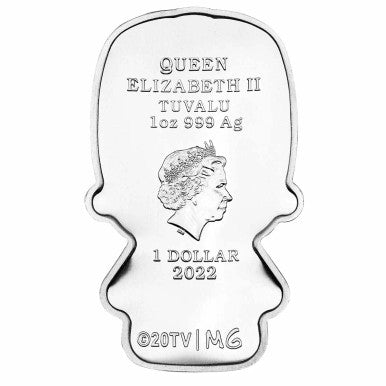 Homer Simpson 2022 1oz Silver Minted Coin