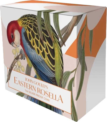 Niue 2023 $1 Eastern Rosella 1oz Silver Coloured Proof Coin