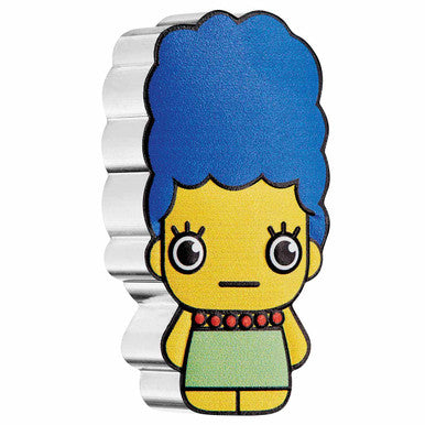 2022 The Simpsons  $1 Mini Marge 1oz Silver Brilliant Uncirculated Coin