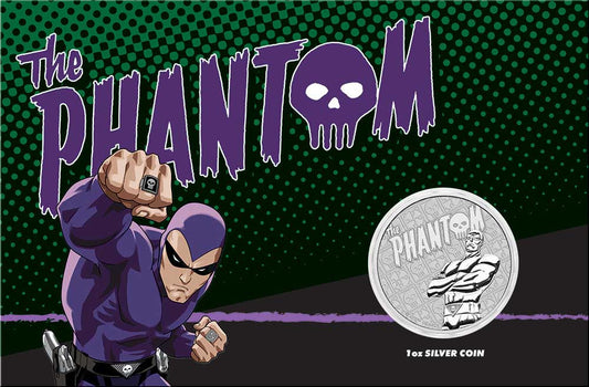 Tuvalu 2022 $1 The Phantom 1oz Silver Uncirculated Coin