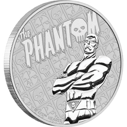 Tuvalu 2022 $1 The Phantom 1oz Silver Uncirculated Coin