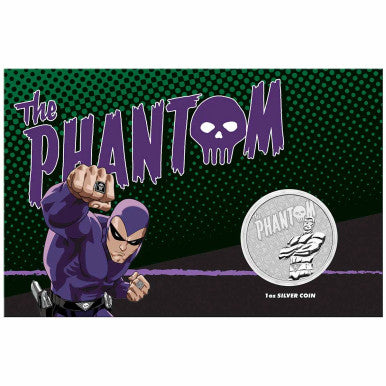 2022 The Phantom  $1 1oz Silver Brilliant Uncirculated Coin