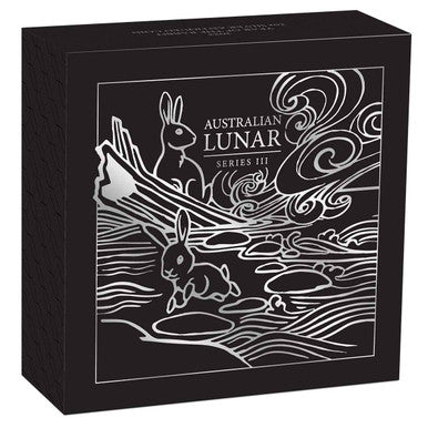 2023 Year of the Rabbit $2 2oz Silver Antique Coin