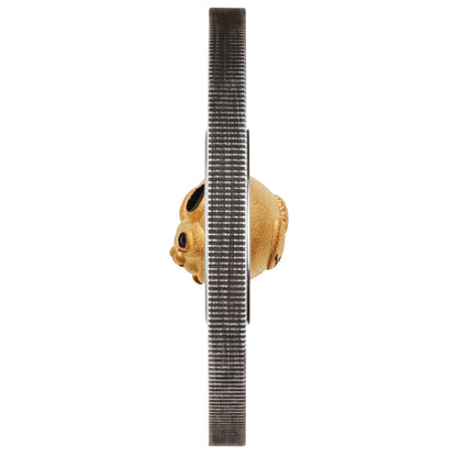 Tuvalu 2023 $1 Lunar Year of The Rabbit Rotating Charm 1oz Silver Antiqued Coin