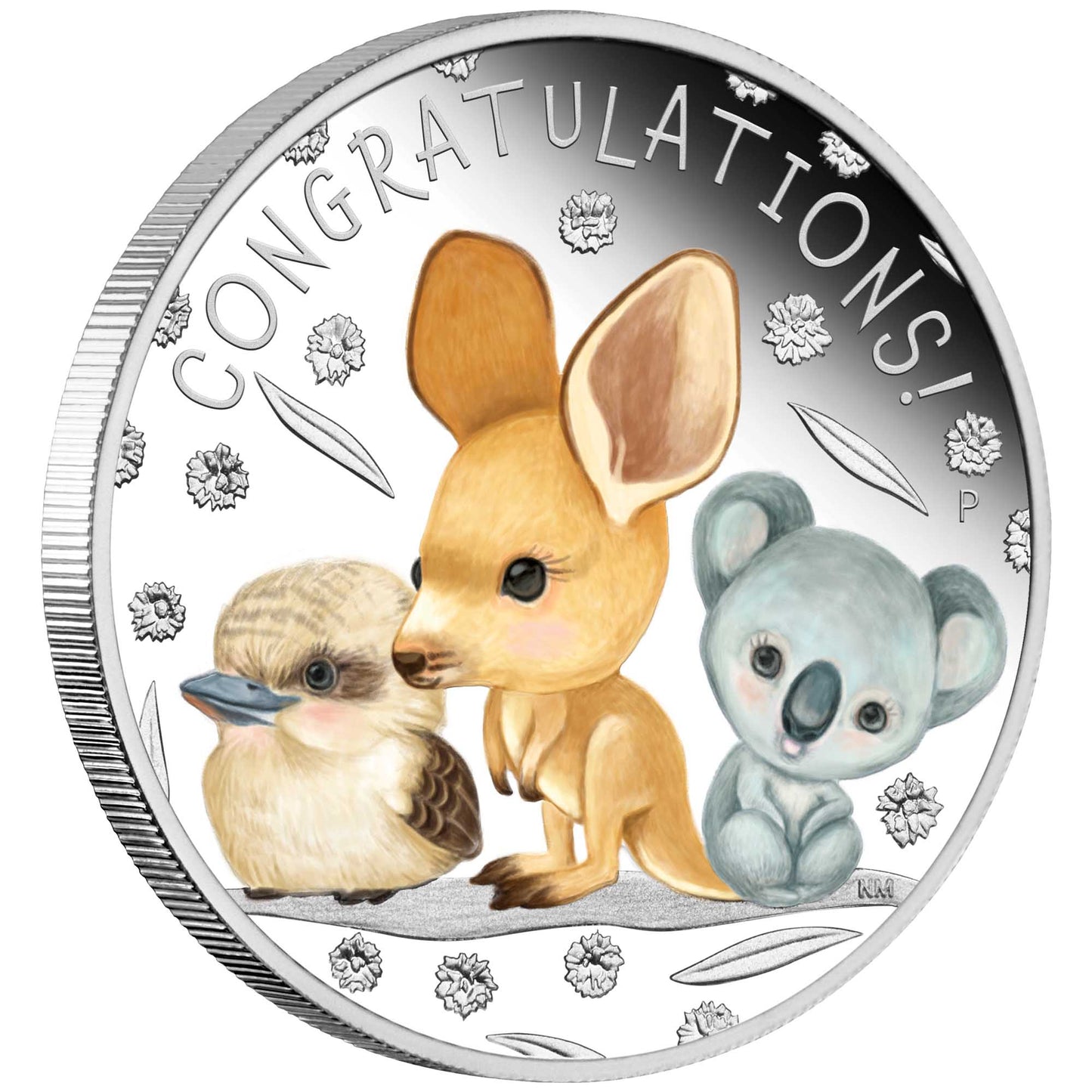 2023 50c Newborn Baby 1/2oz Silver Coloured Proof Coin