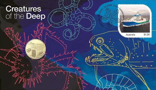 2023 $1 Creatures of The Deep PNC