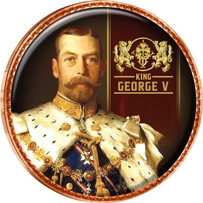 House of Windsor Enamel Penny 5 Coin Collection