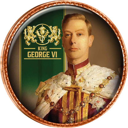 House of Windsor Enamel Penny 5 Coin Collection