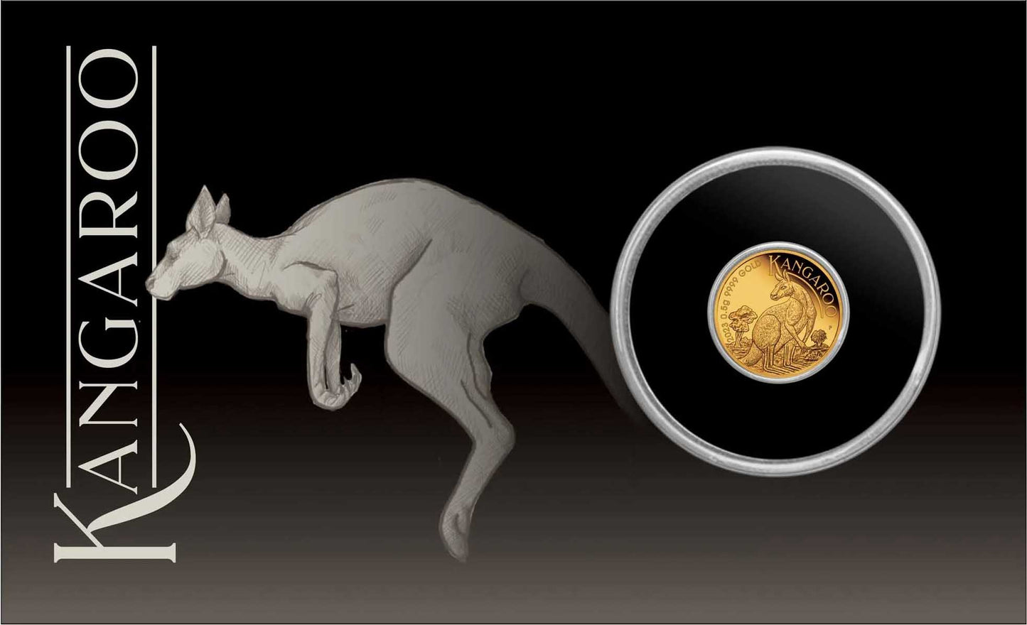 2023 $2 Australian Kangaroo 0.5g Gold Proof Coin