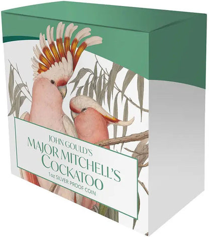 Niue 2023 $1 Major Mitchell's Cockatoo 1oz Silver Coloured Proof Coin