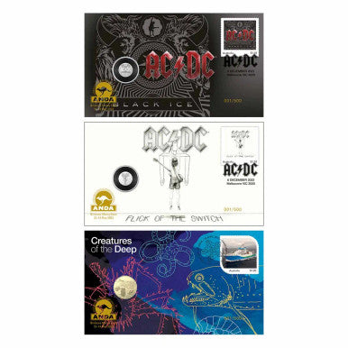 2023 Brisbane ANDA Money Expo Stamp & Coin Cover Trio