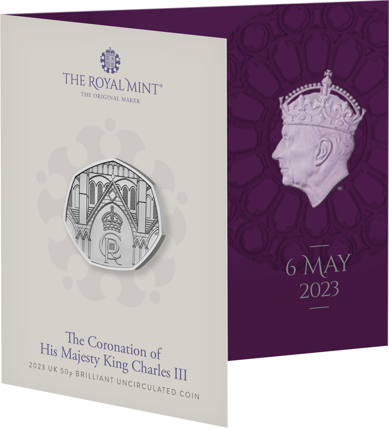 UK 2023 50p The Coronation of His Majesty King Charles III Uncirculated Coin