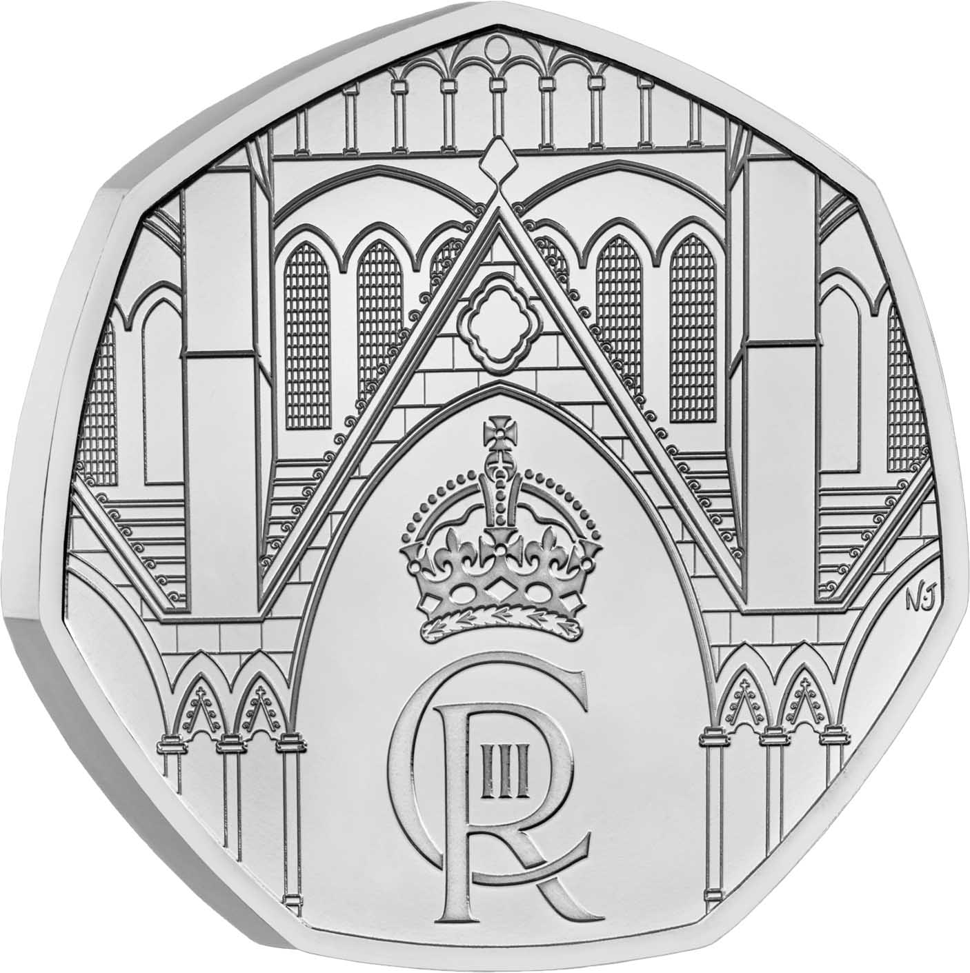 UK 2023 50p The Coronation of His Majesty King Charles III Uncirculated Coin
