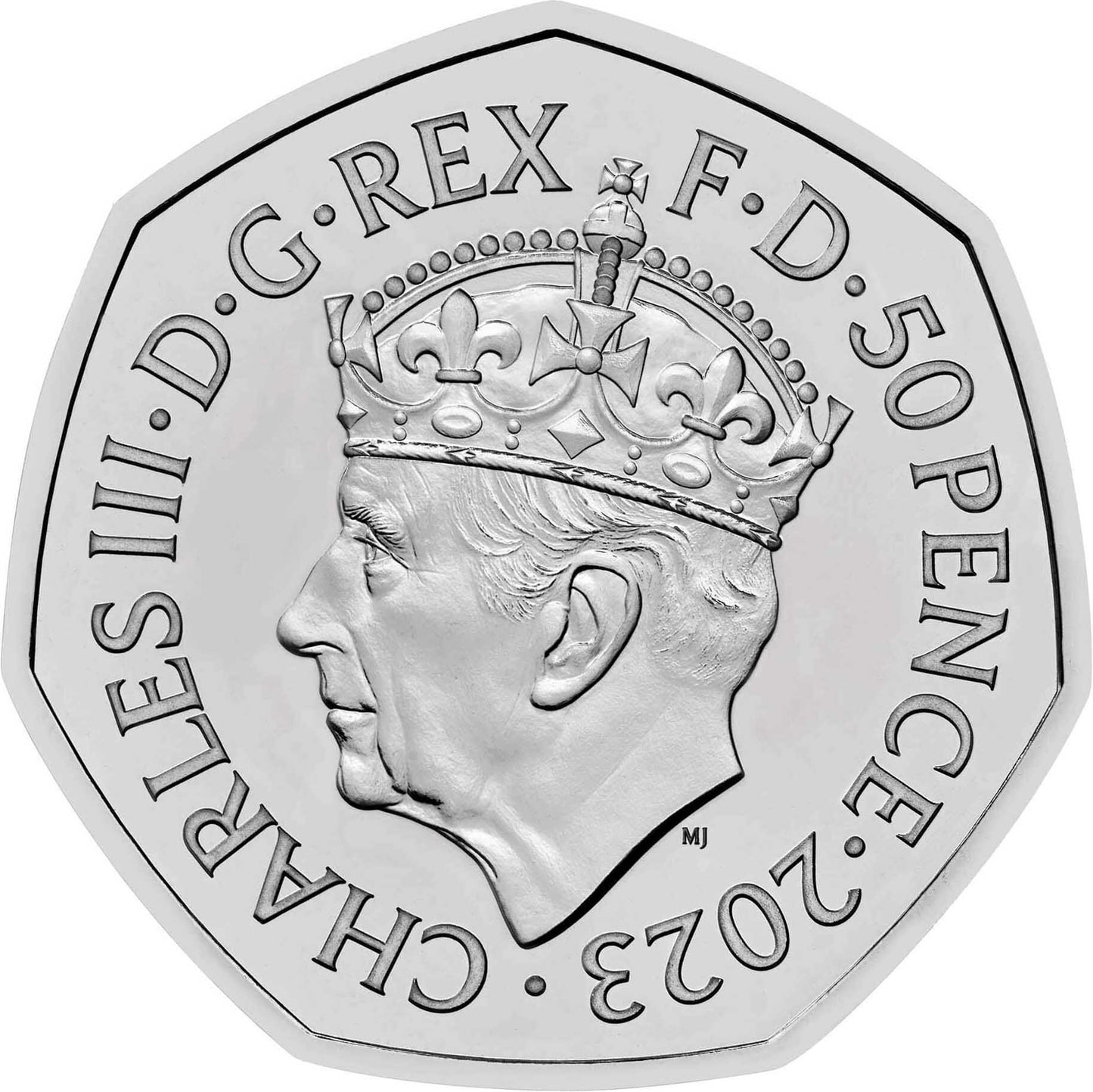 UK 2023 50p The Coronation of His Majesty King Charles III Uncirculated Coin