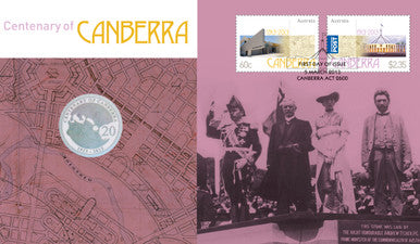 2013 20c Centenary of Canberra PNC