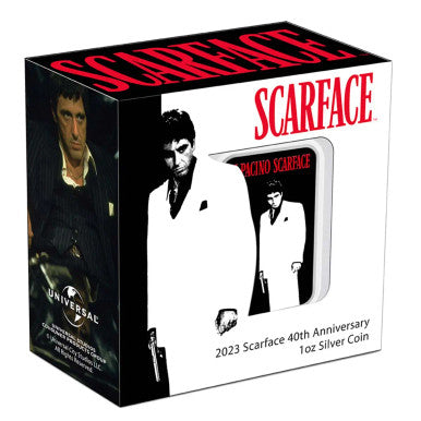 2023 Scarface 40th Anniversary  $2 1oz Silver Coin
