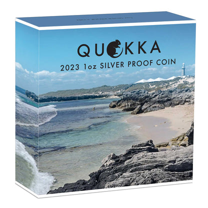 2023 $1 Quokka 1oz Silver Coloured Proof Coin