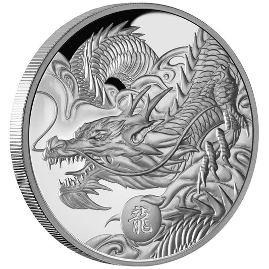 Niue 2024 $1 Lunar Dragon 1oz Silver Proof Coin