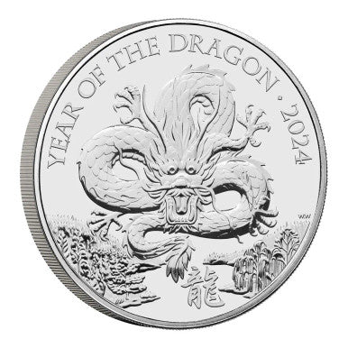 Lunar Year of the Dragon 2024 £5 Brilliant Uncirculated Coin