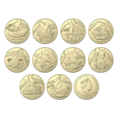 Aussie Big Things 2023 $1 Al-Br 10-Coin Uncirculated Collection