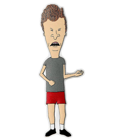 Niue 2023 $2 Beavis and Butt-Head 30th Anniversary Butt-Head Shaped 1oz Silver Coloured Coin