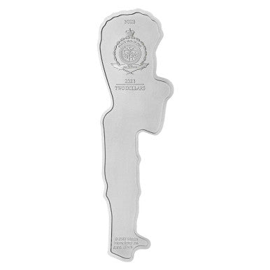 Niue 2023 $2 Beavis and Butt-Head 30th Anniversary Beavis Shaped 1oz Silver Coloured Coin
