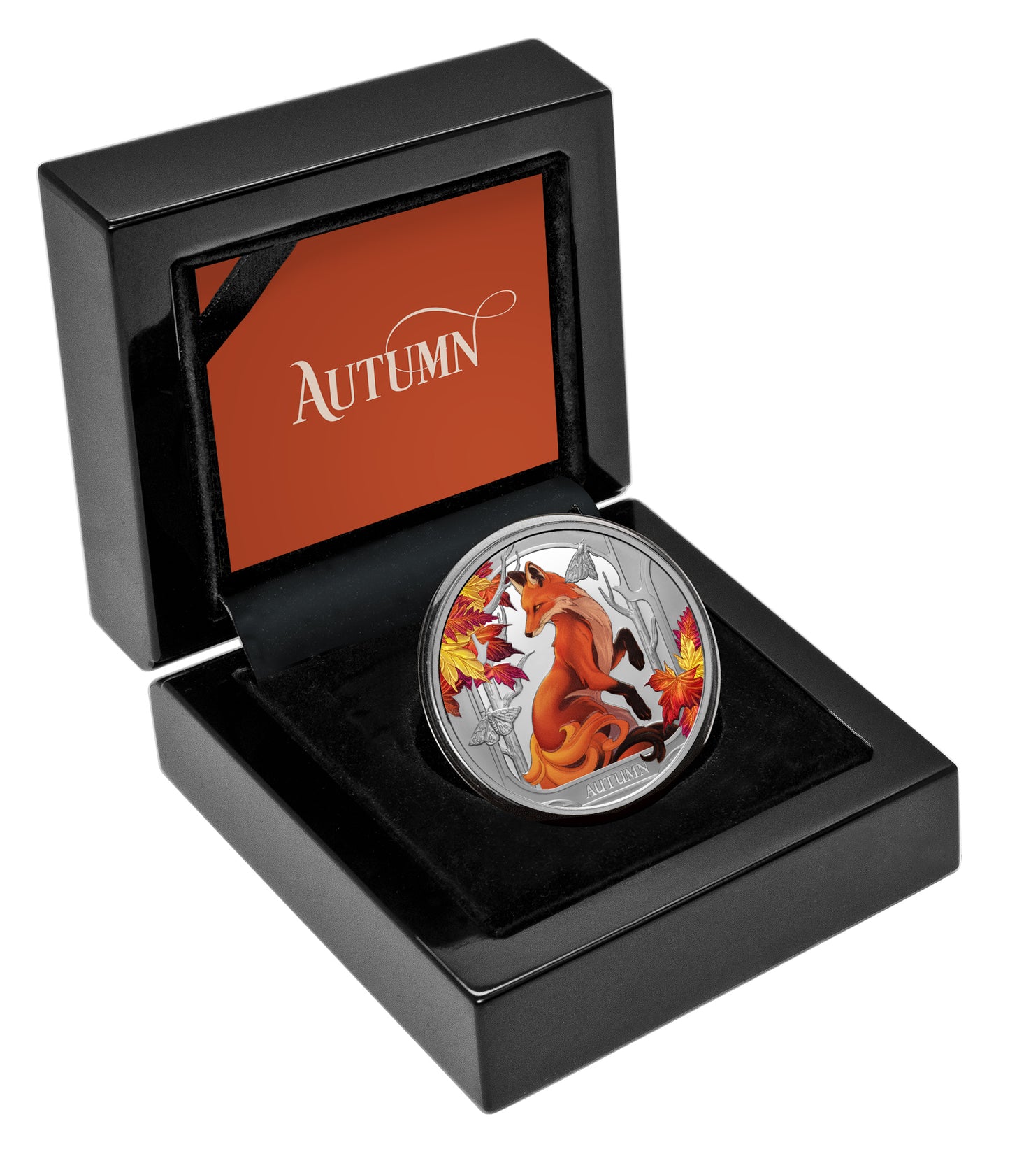 Niue 2024 $1 Seasons Autumn 1oz Silver Coloured Proof Coin