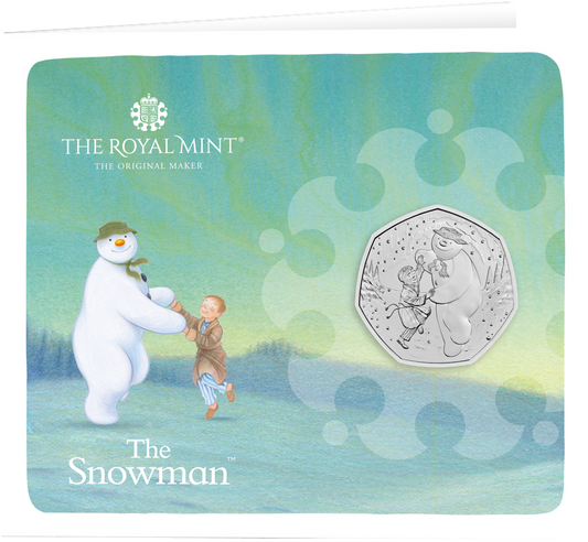 UK 2023 50p The Snowman Uncirculated Coin