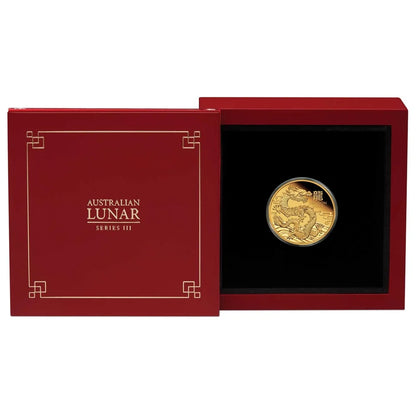 2024 $25 Lunar Year of The Dragon 1/4oz Gold Proof Coin