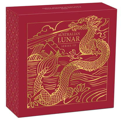 2024 $25 Lunar Year of The Dragon 1/4oz Gold Proof Coin
